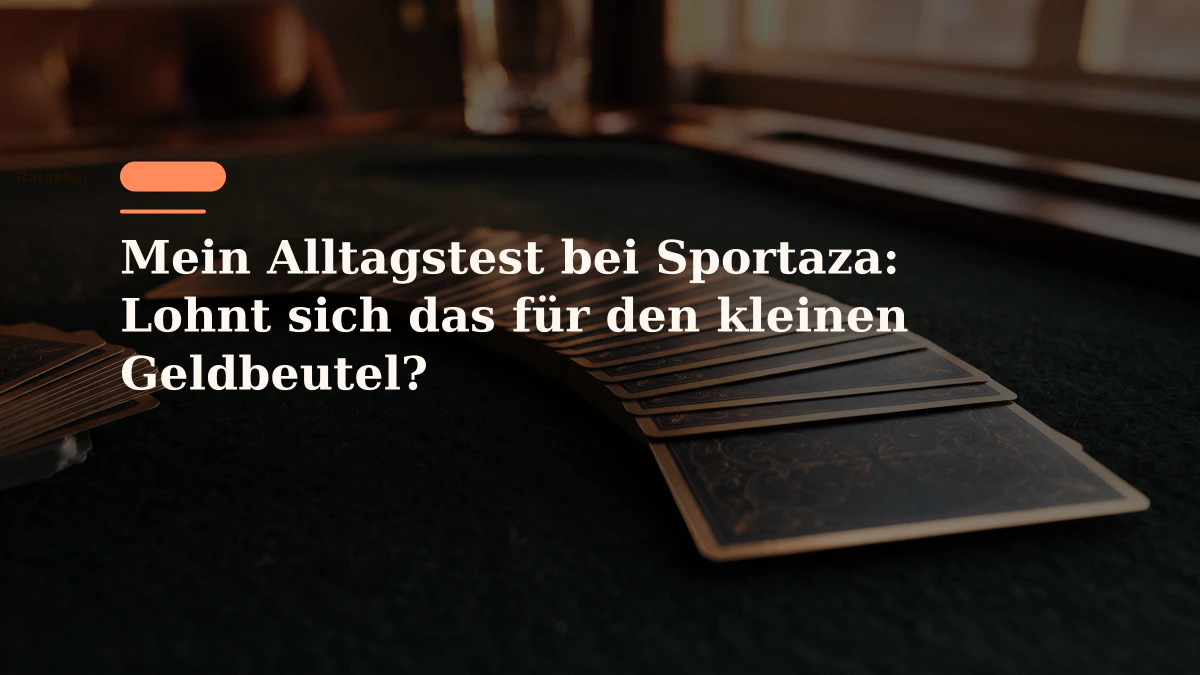 Mein Alltagstest bei Sportaza: Lohnt sich das für den kleinen Geldbeutel?
