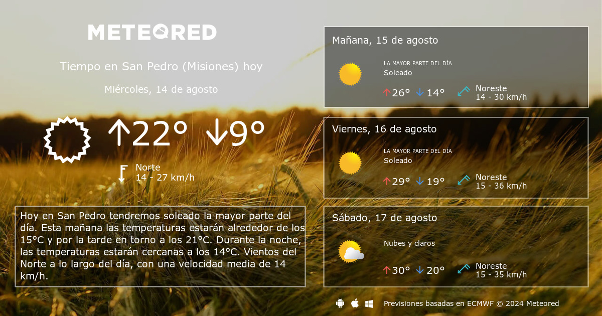 16094.jpg El Tiempo en San Pedro (Misiones)