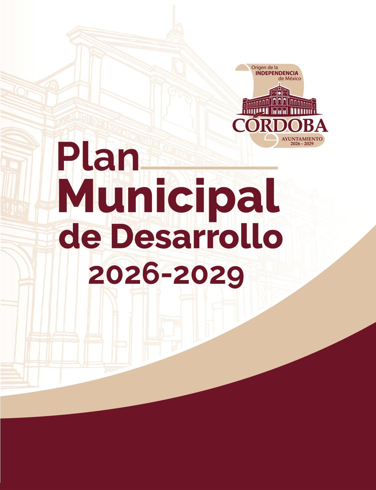 Portada del Plan Municipal de Desarrollo 2026-2029