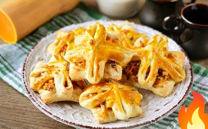 Постер Слойки с тыквой и грецкими орехами