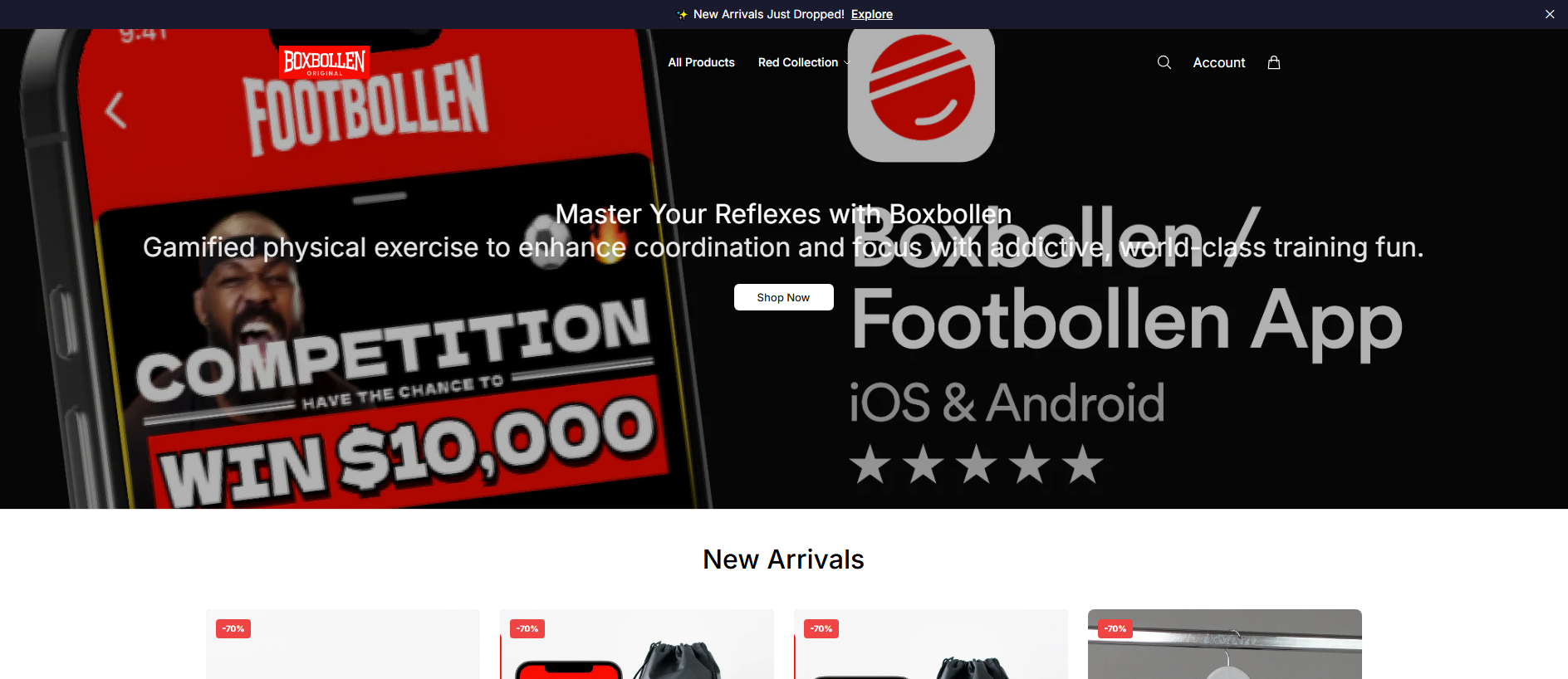 Stored capture of bollzone.shop