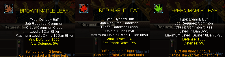 Maple Leaf Buffs