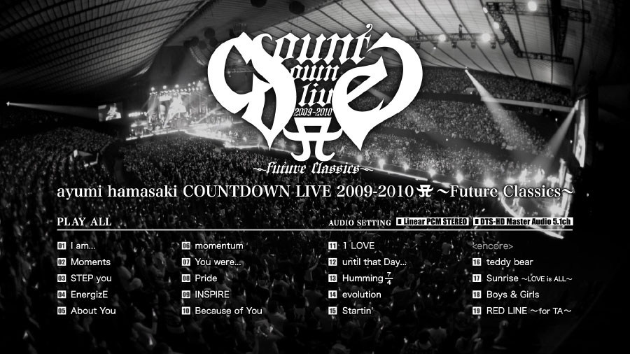 浜崎あゆみ COUNTDOWN LIVE 2009-2010 A カウントダウンライブ J-POPアーティスト ライブブルーレイ Blu-ray