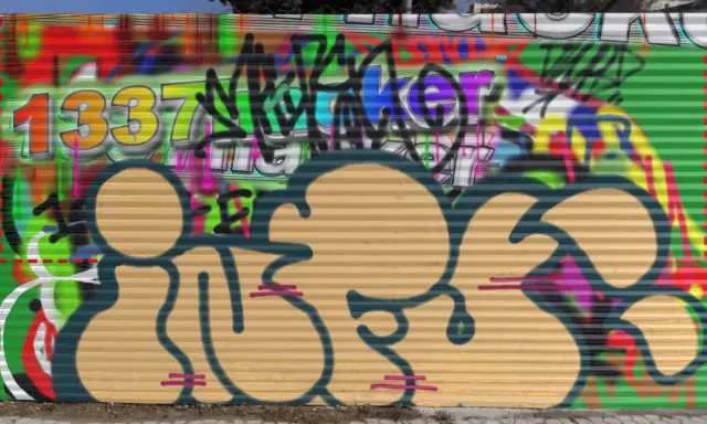 Graffiti artwork by infu