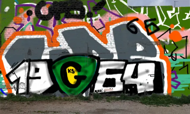 Graffiti artwork by GieKSaTauzen