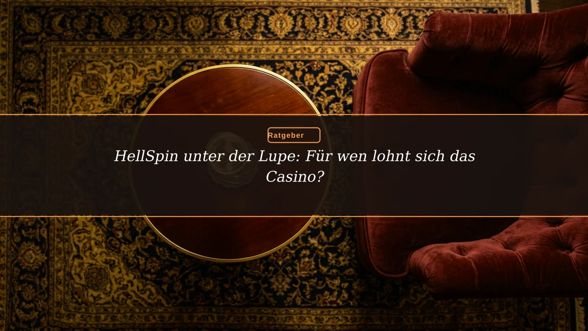 HellSpin unter der Lupe: Für wen lohnt sich das Casino?