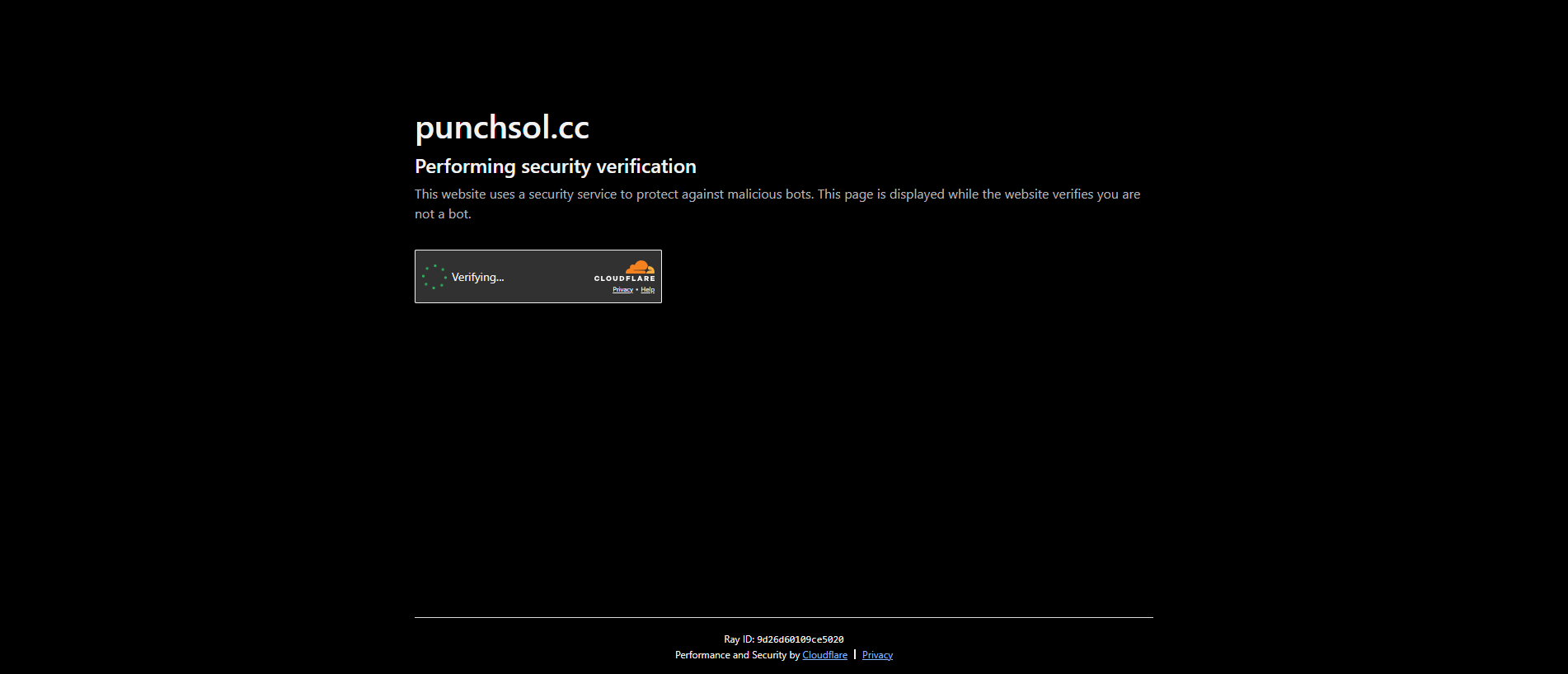 Screenshot of punchsol.cc