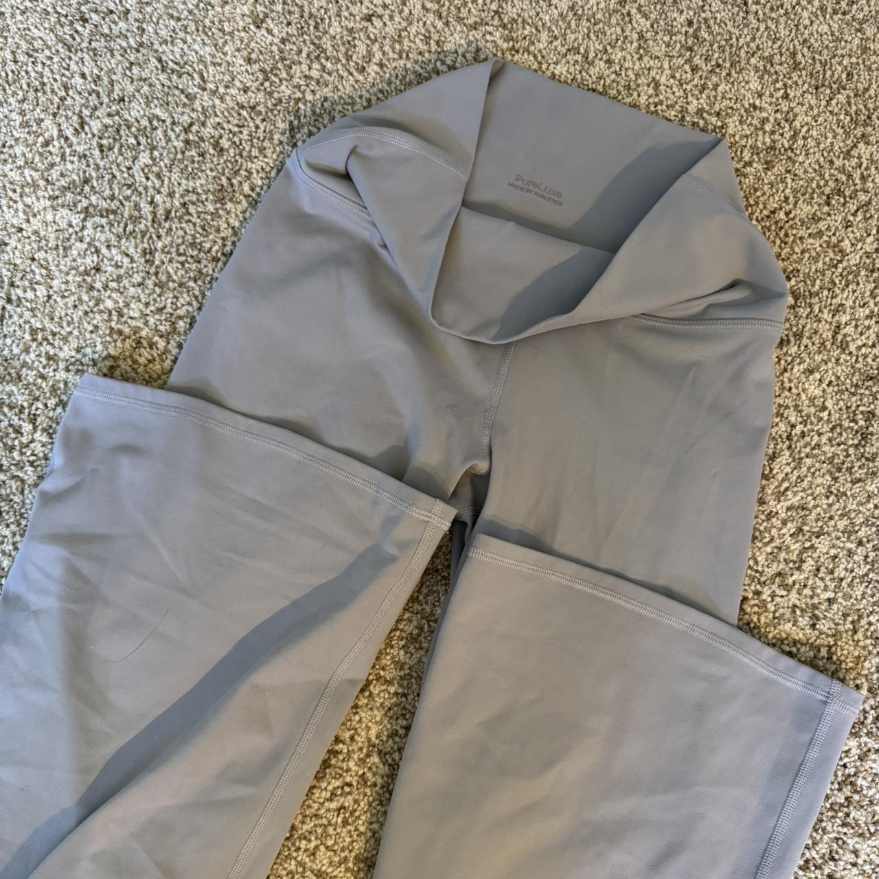 Fabletics Women's Grey and Purple Leggings