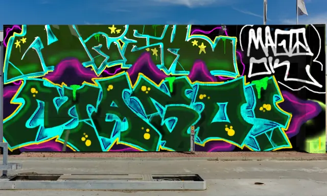 Graffiti artwork by mago