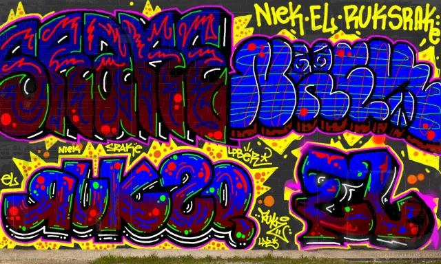 Graffiti artwork by Zkur
