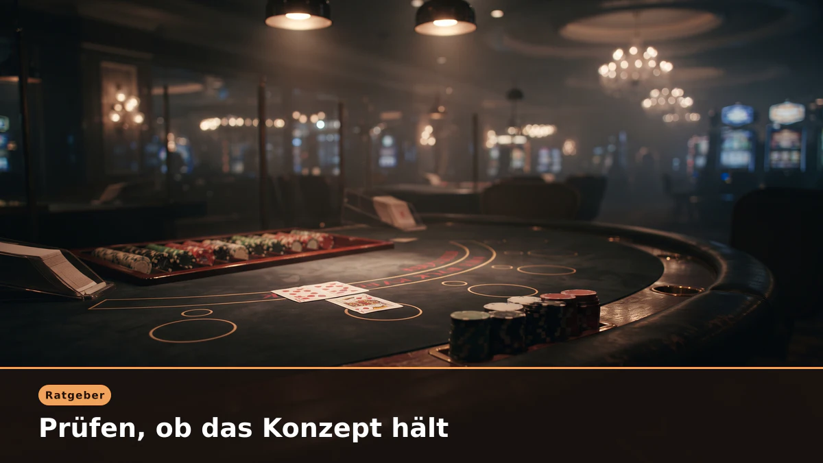 Prüfen, ob das Konzept hält