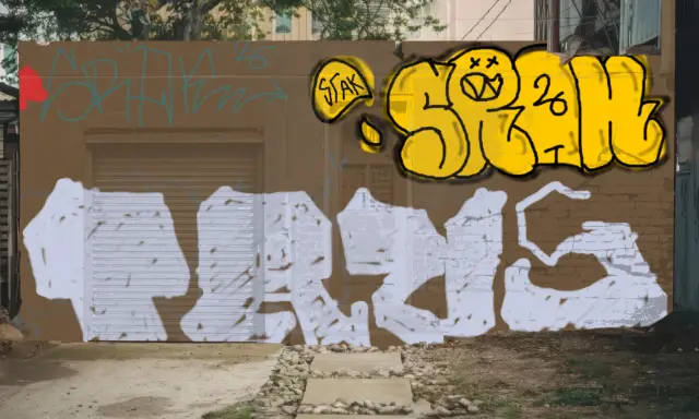 Graffiti artwork by SRAK