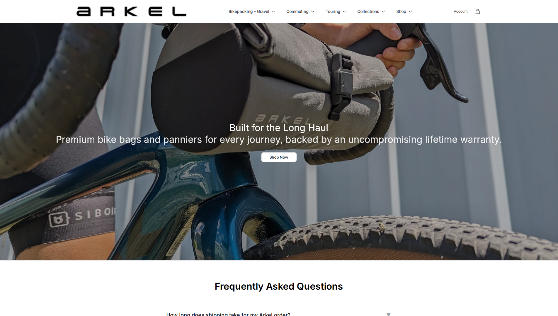 Stored capture of arkelsports.shop