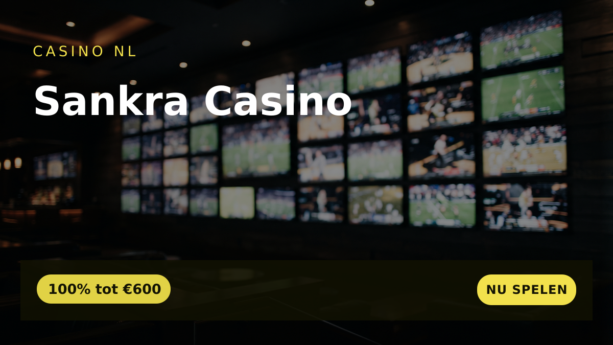 Sankra Casino — welkomstbonus 100% tot €600 + 200 FS, betalingen: Visa, Mastercard, Skrill, Neteller, Paysafecard