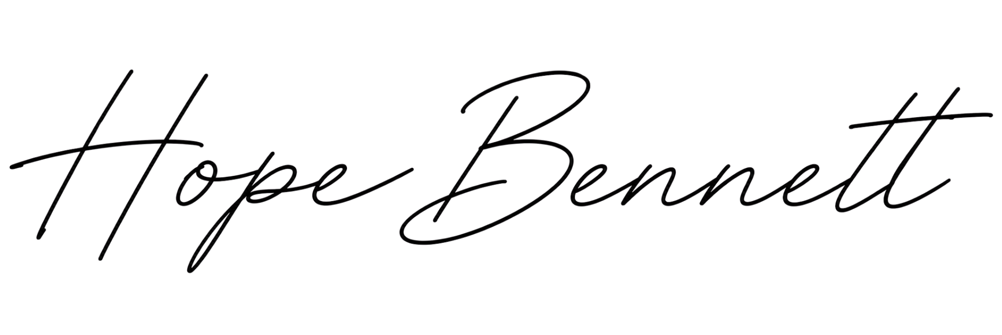 Signature - Government Official Hope Bennett