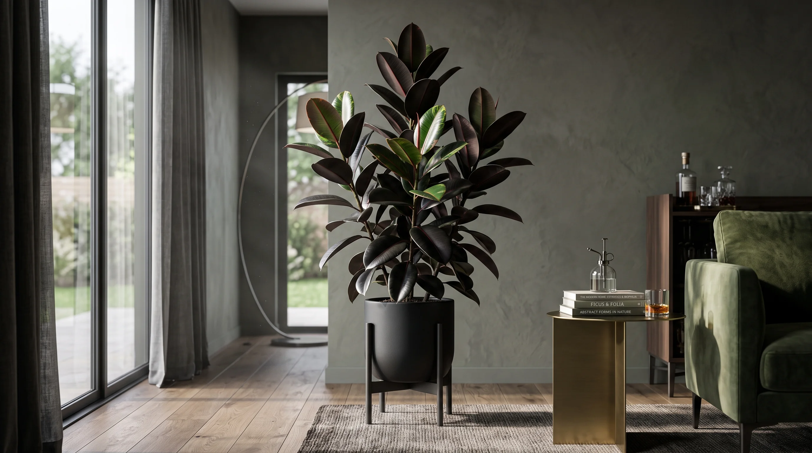 Rubber Plant Indoor Decor