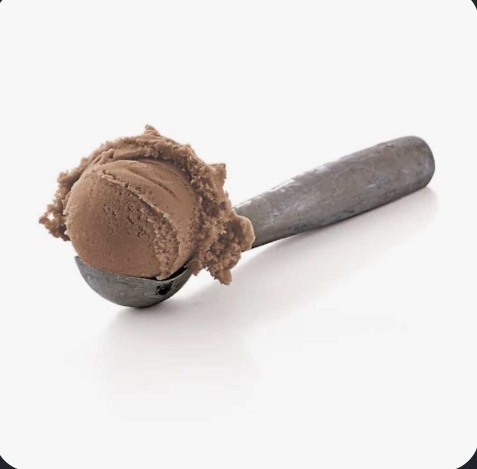 Scoop of ice cream 