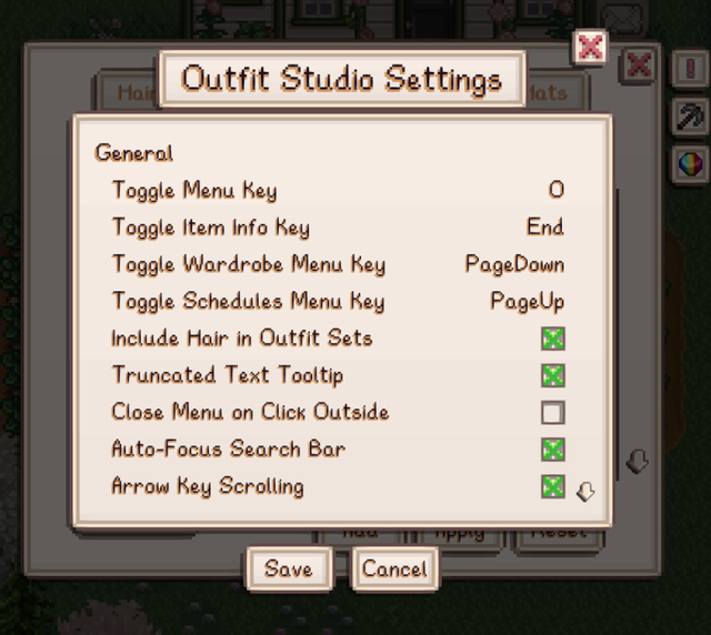 Config Menu