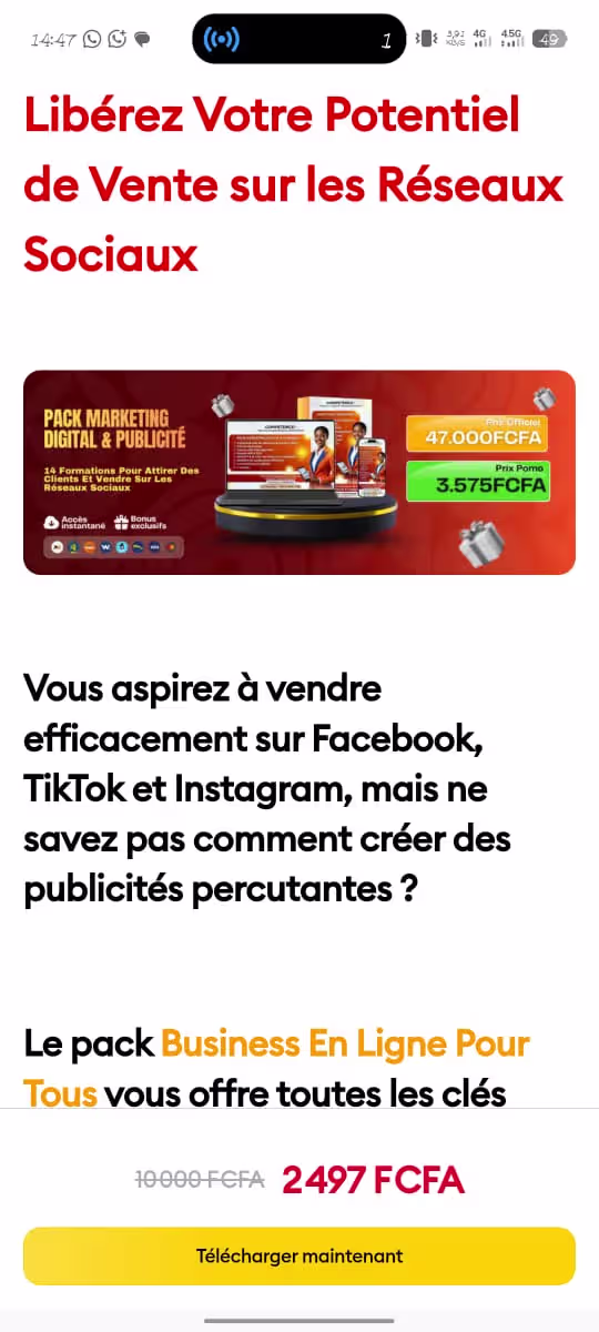 Cas 2 Page Avant