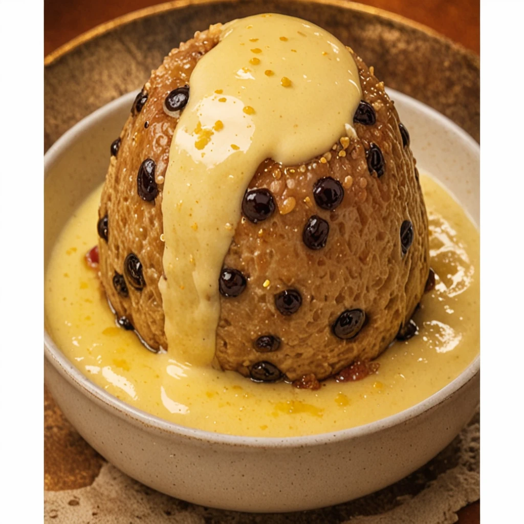 Spotted Dick: A Steamed British Pudding with Homespun Flavor