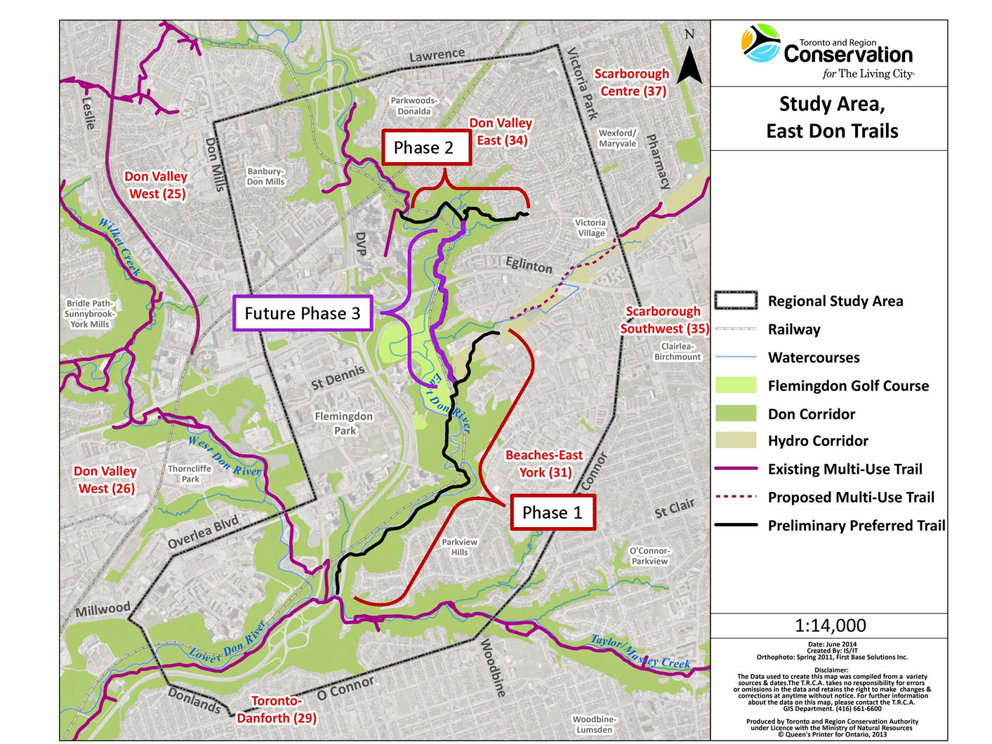 East Don Trail 地圖