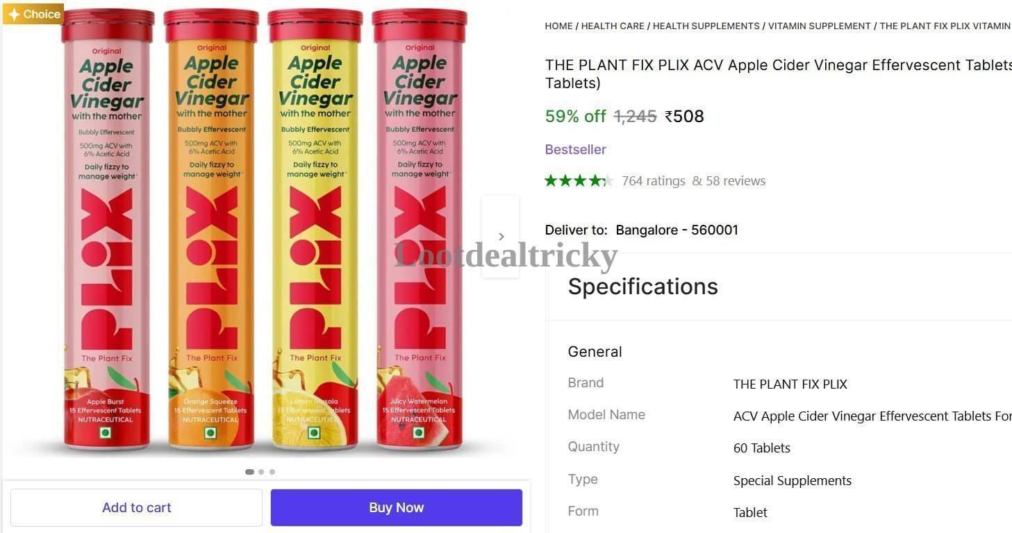   apple Cider Vinegar – Just ₹508 | Lowest Price Deal