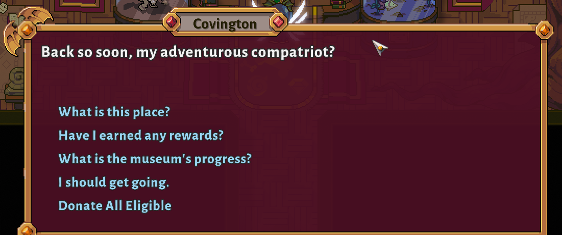 Donate All Eligible in Covington's dialogue