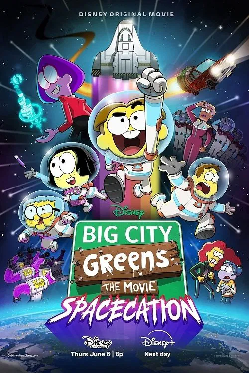 Greenowie w Wielkim Mieście: Kosmiczne Wakacje Film / Big City Greens the Movie: Spacecation (2024) PLDUB.720p.WEB-DL.XviD.AC3-OzW / Dubbing PL