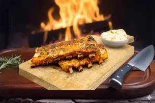 Bio Sparerib (voorgegaard) Weidevarken - Barbecuevlees van de boer - Vleeskopenbijdeboer.nl