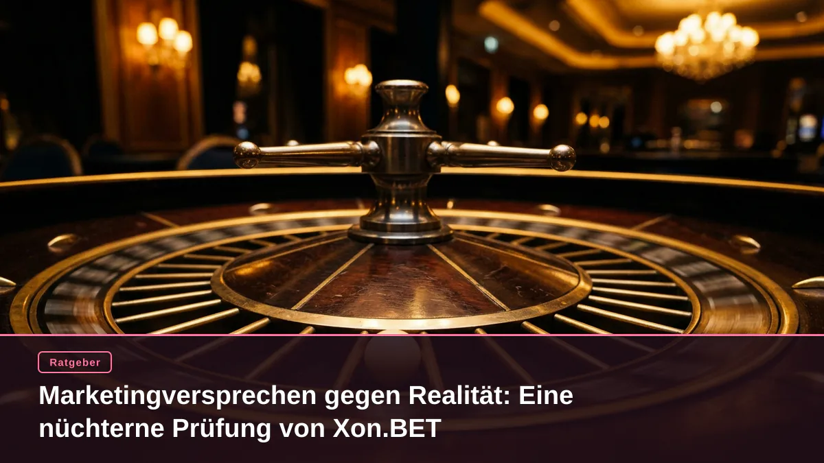 Marketingversprechen gegen Realität: Eine nüchterne Prüfung von Xon.BET