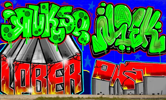 Graffiti artwork by Okeyss