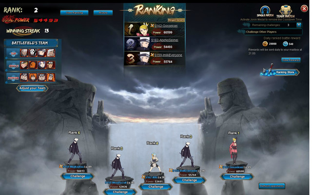 ranked server