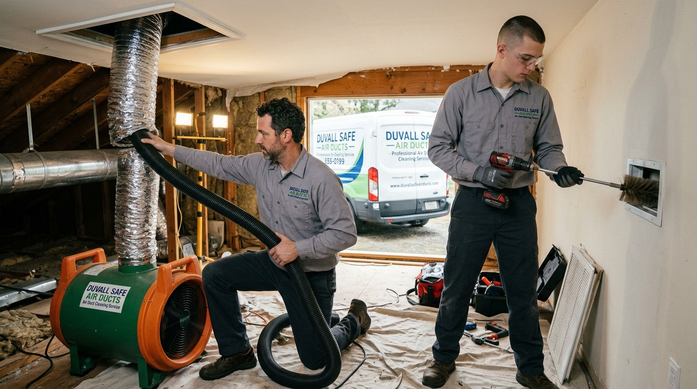 HVAC duct cleaning service