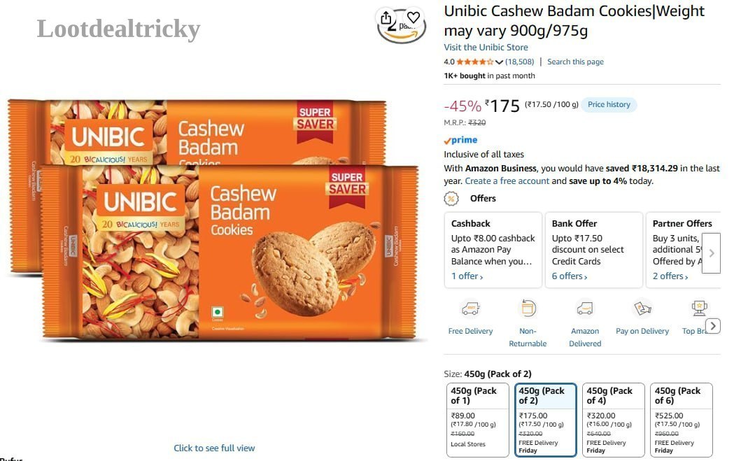 Unibic Cookies Pack | Best Deal