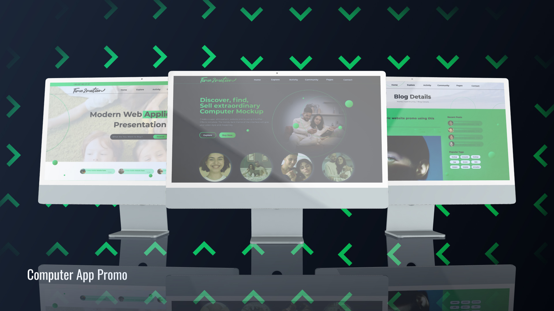 Website Promo Web Presentation