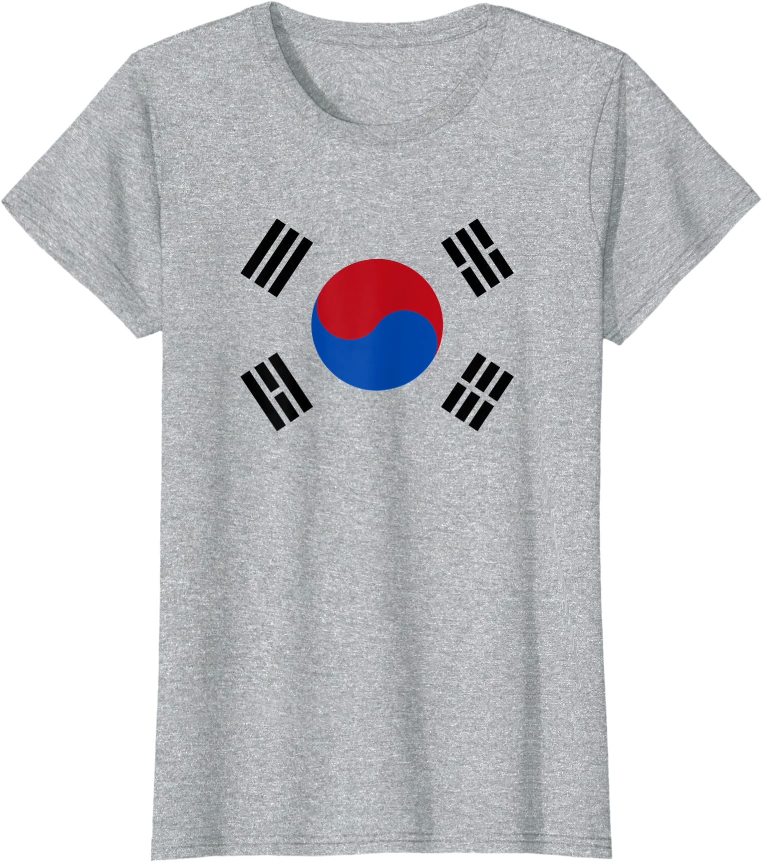Korea Korean Flag Innovative Patriotic Gift Ladies’ Crewneck T-Shirt
