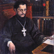 Портрет неизвестного священника (С Н Дурылин) 1926