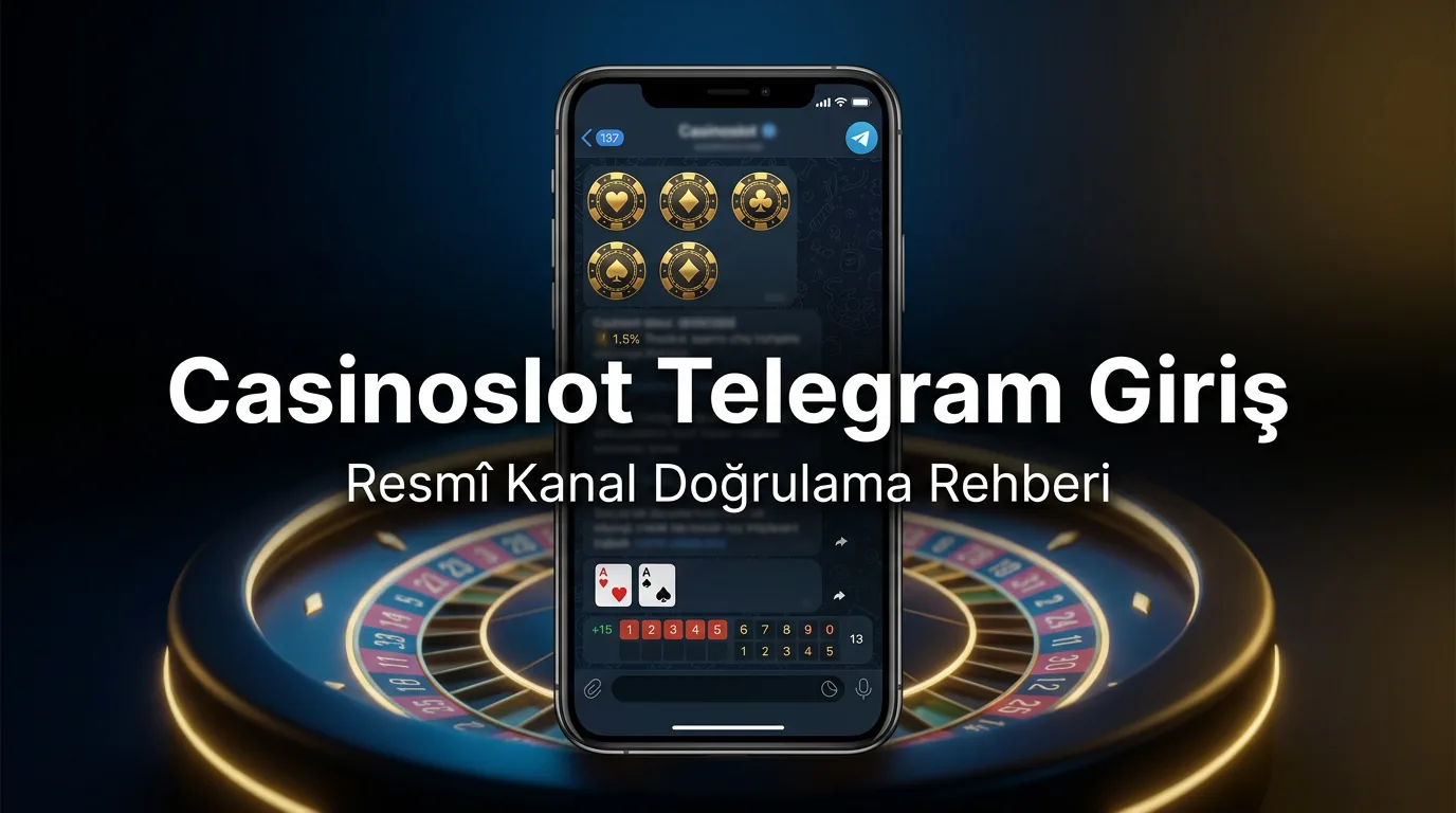 casinoslot telegram için neon ışıklı telefon ekranı ve loş oyun masası