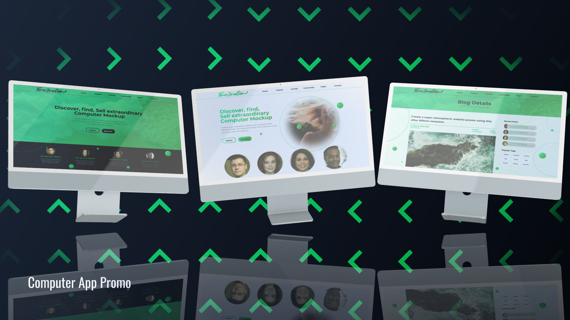 Website Promo Web Presentation