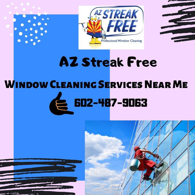 We are the best professional residential and commercial window cleaning service provider in AZ. Contact us today (602) 487-9063.