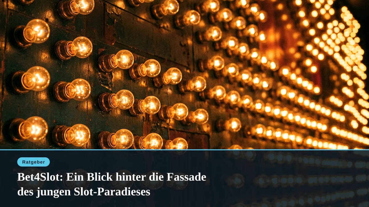 Bet4Slot: Ein Blick hinter die Fassade des jungen Slot-Paradieses