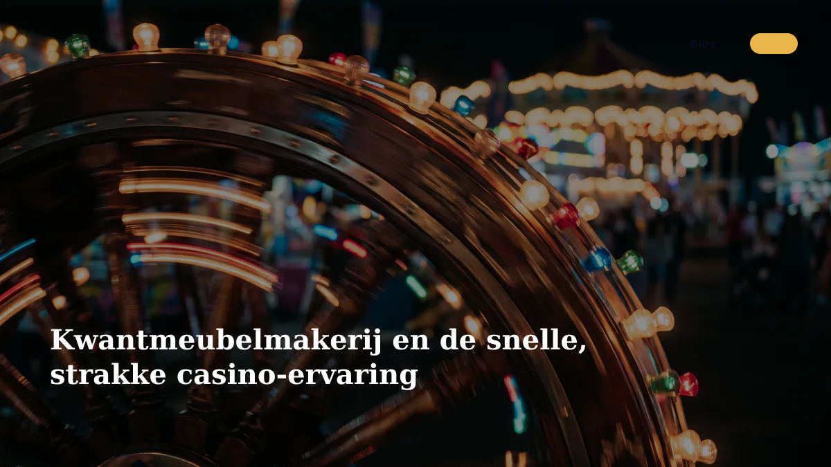 Kwantmeubelmakerij en de snelle, strakke casino-ervaring