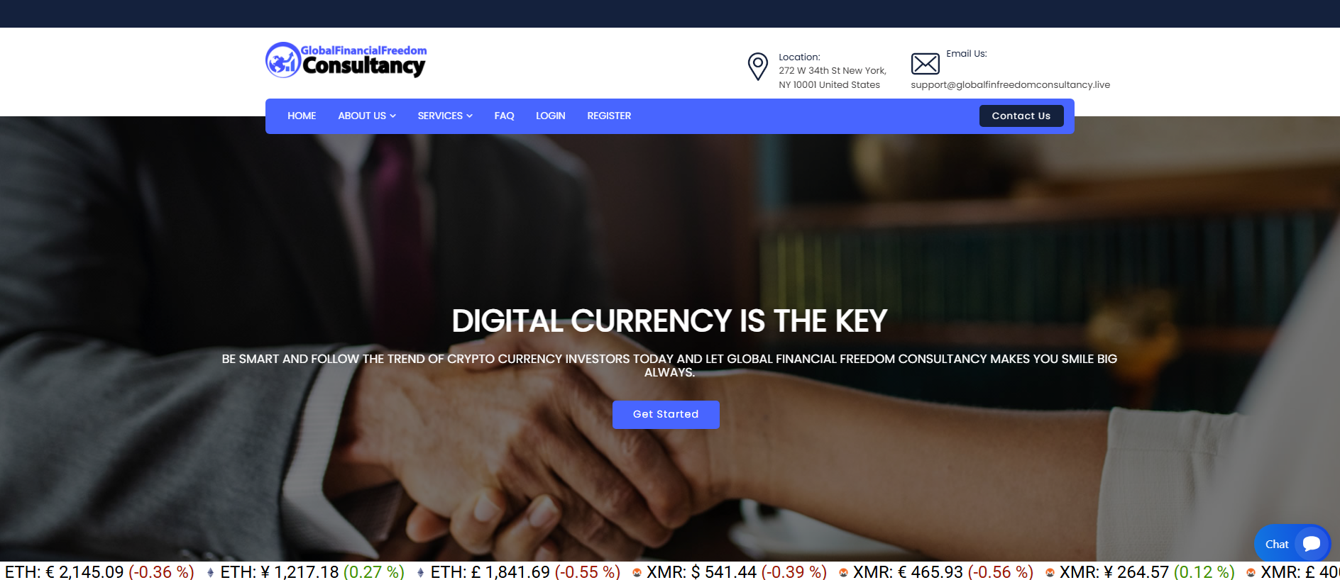Stored capture of globalfinfreedomconsultancy.live