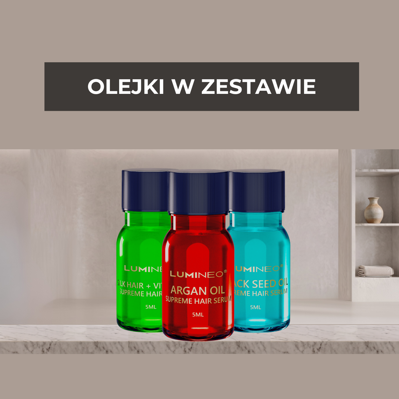 Zestaw z suszarką Lumineo