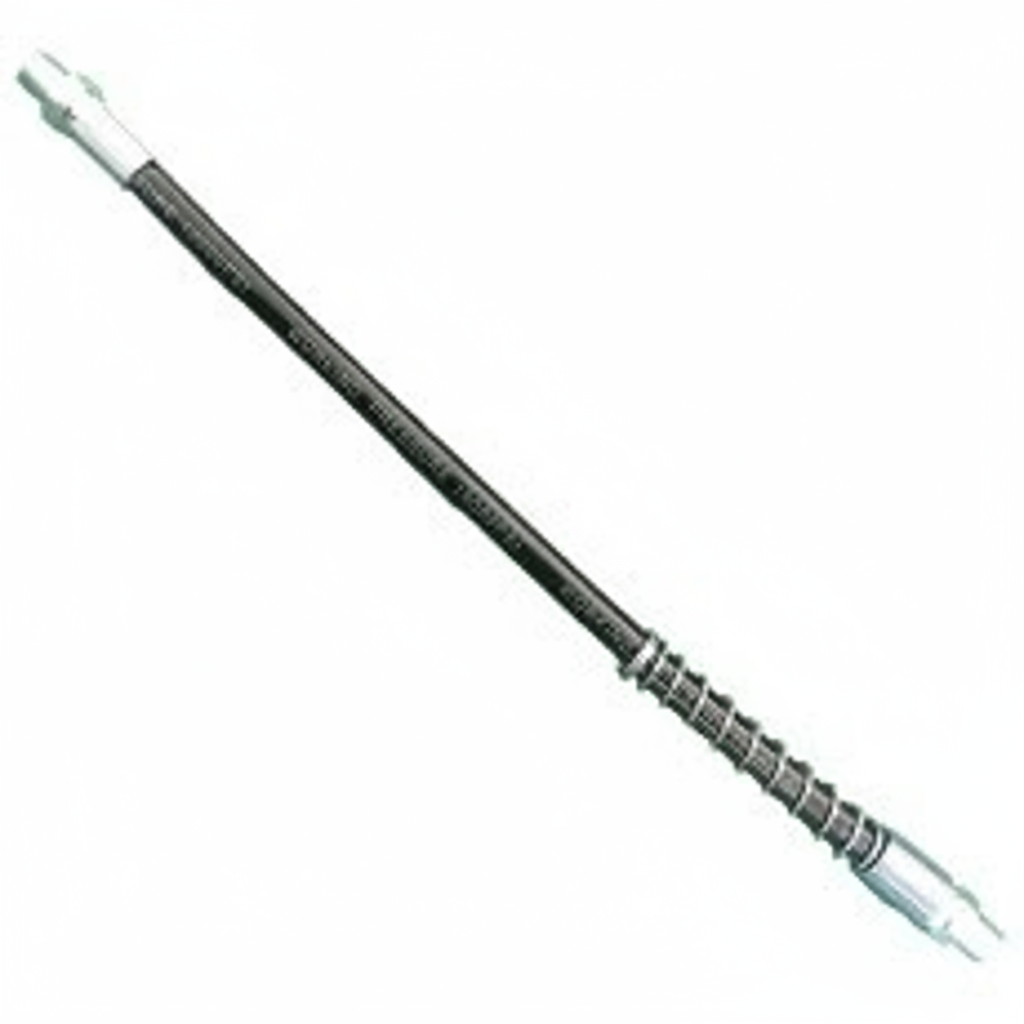 Flexible Grease Gun Extension Hose, 300mm, 1/8 NPT Male