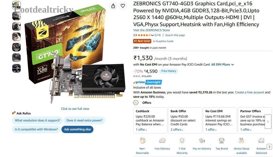 Zebronics Gt740 4gd3 | Best Deal