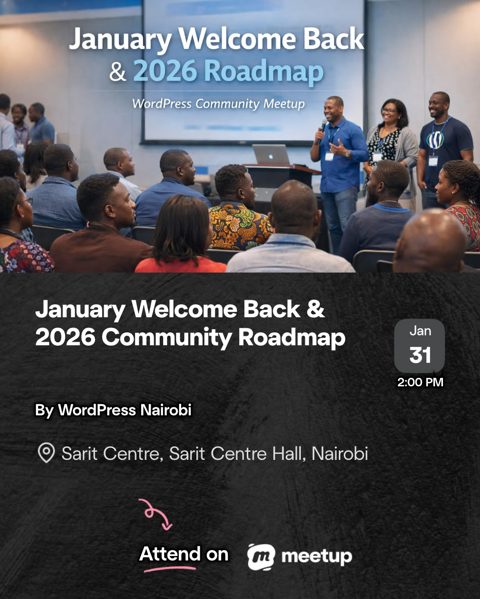 WordPress Nairobi meetup