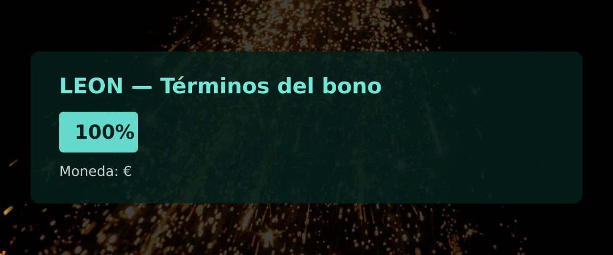LEON — Términos del bono: 100%