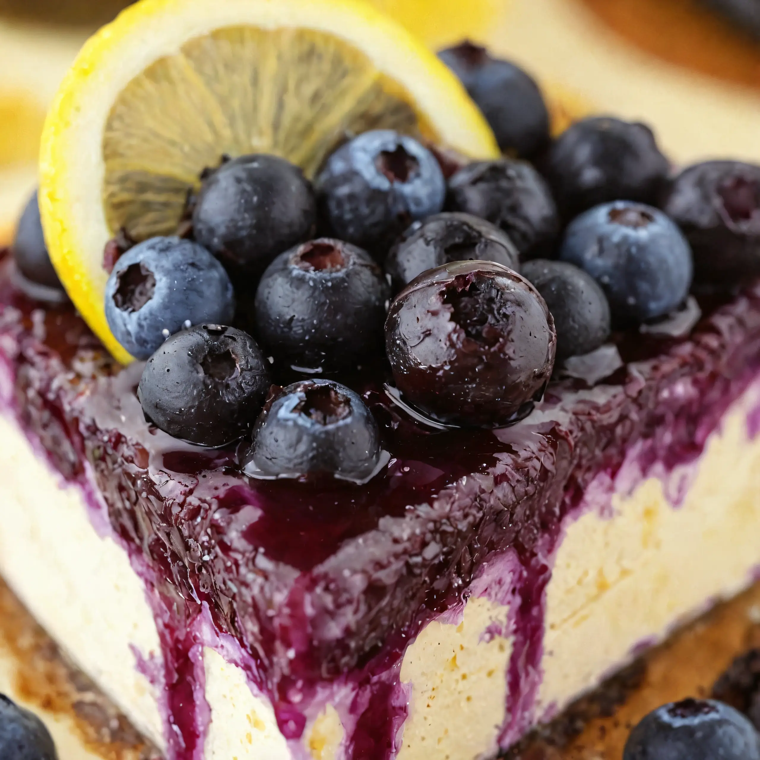 Lemon Blueberry Cheesecake to Melt Your Heart