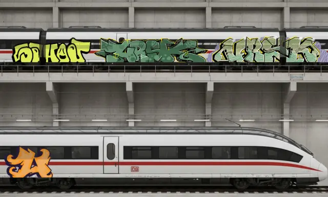 Graffiti artwork by Ursk